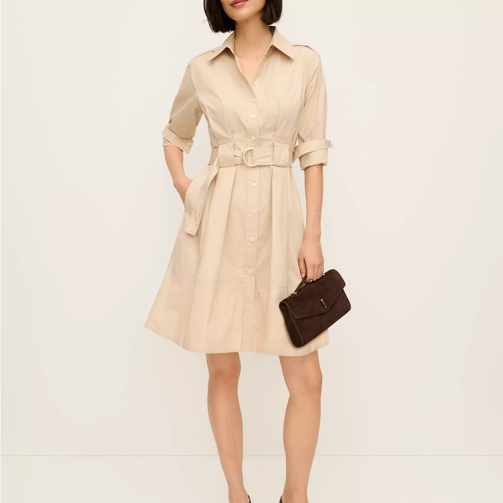Flare Pocket Shirtdress